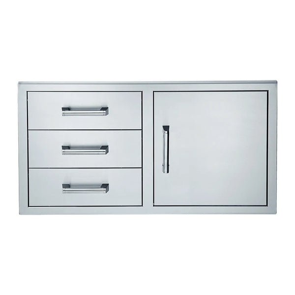 Broilmaster - Single Door with Triple Drawer