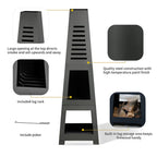 Shinerich - Steel Outdoor Wood Burning Chiminea
