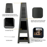 Shinerich - Steel Outdoor Wood Burning Chiminea 3