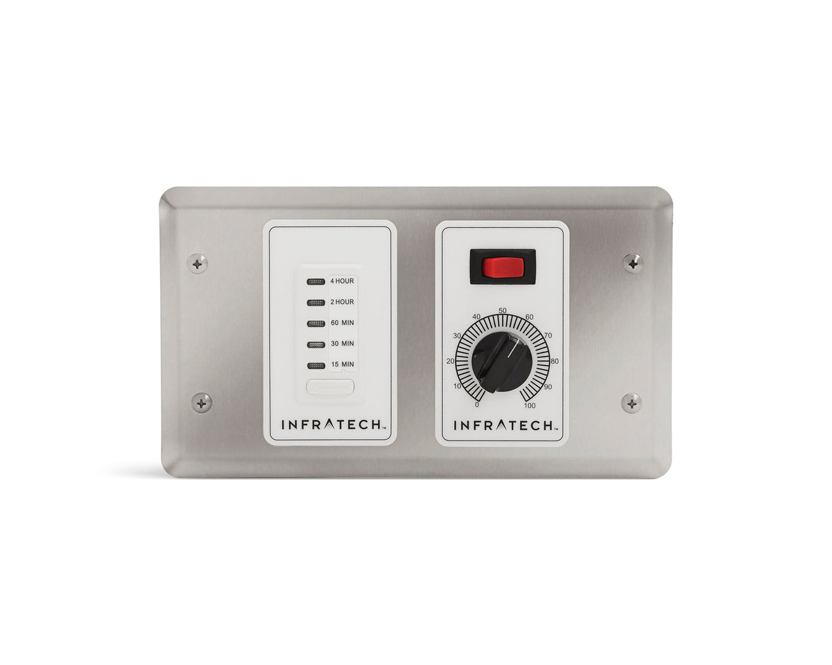 Infratech 1 zone analog controller with digital timer
