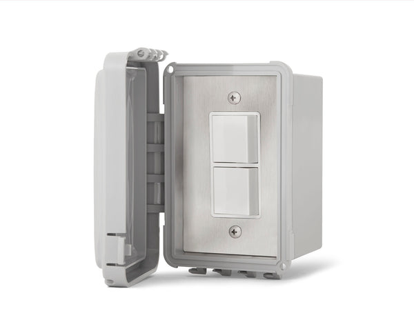 Infratech single on/off switch with weatherproof surface box