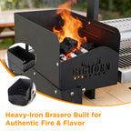 Shinerich - Argentine Wood and Fire Charcoal Grill