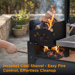 Shinerich - Argentine Wood and Fire Charcoal Grill 4