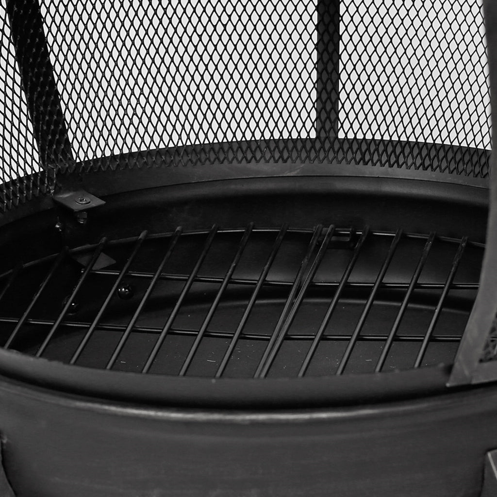 Shinerich - 45" Cast Iron Outdoor Chiminea