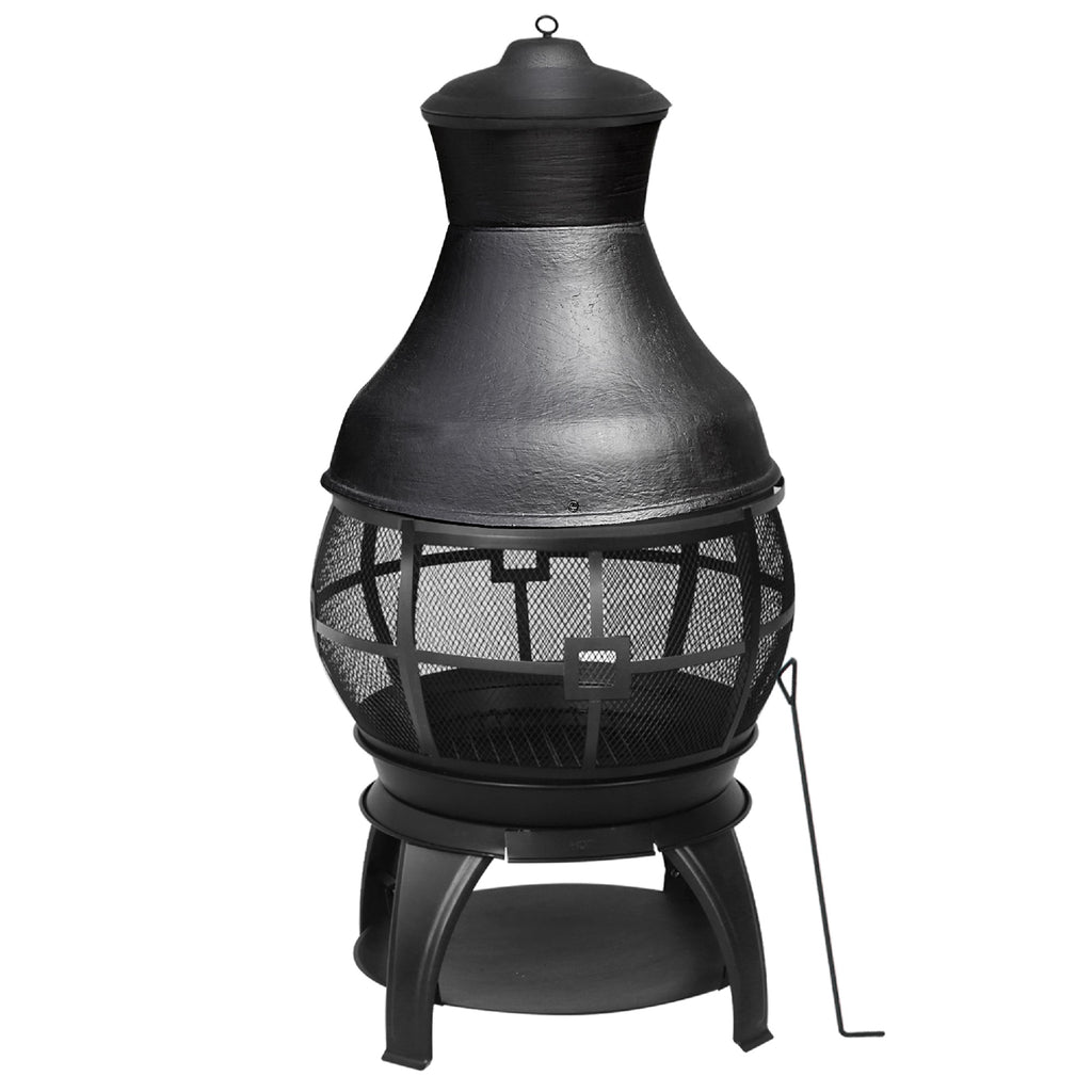 Shinerich - 45" Cast Iron Outdoor Chiminea