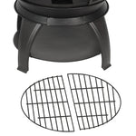 Shinerich - 45" Cast Iron Outdoor Chiminea 9