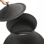 Shinerich - 45" Cast Iron Outdoor Chiminea