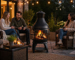 Shinerich - 45" Cast Iron Outdoor Chiminea 8
