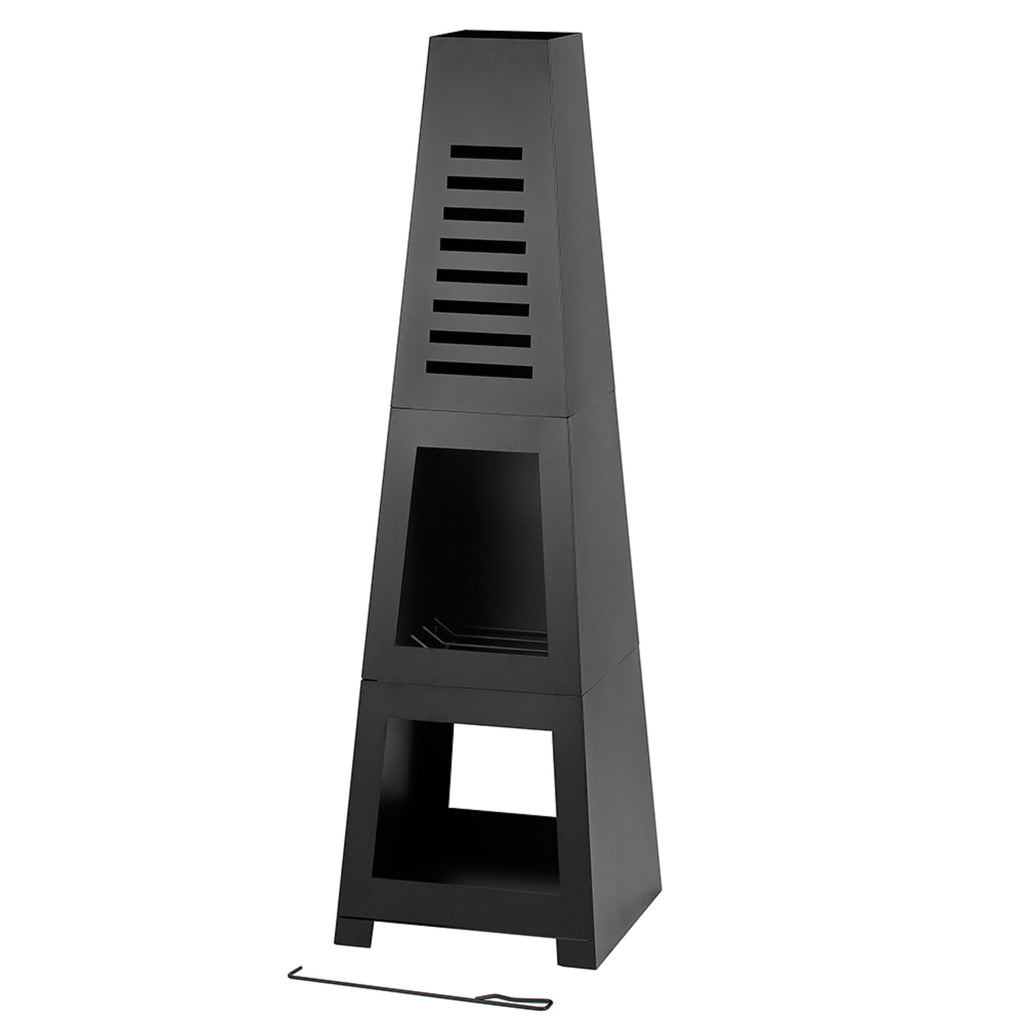 Shinerich - Steel Outdoor Wood Burning Chiminea
