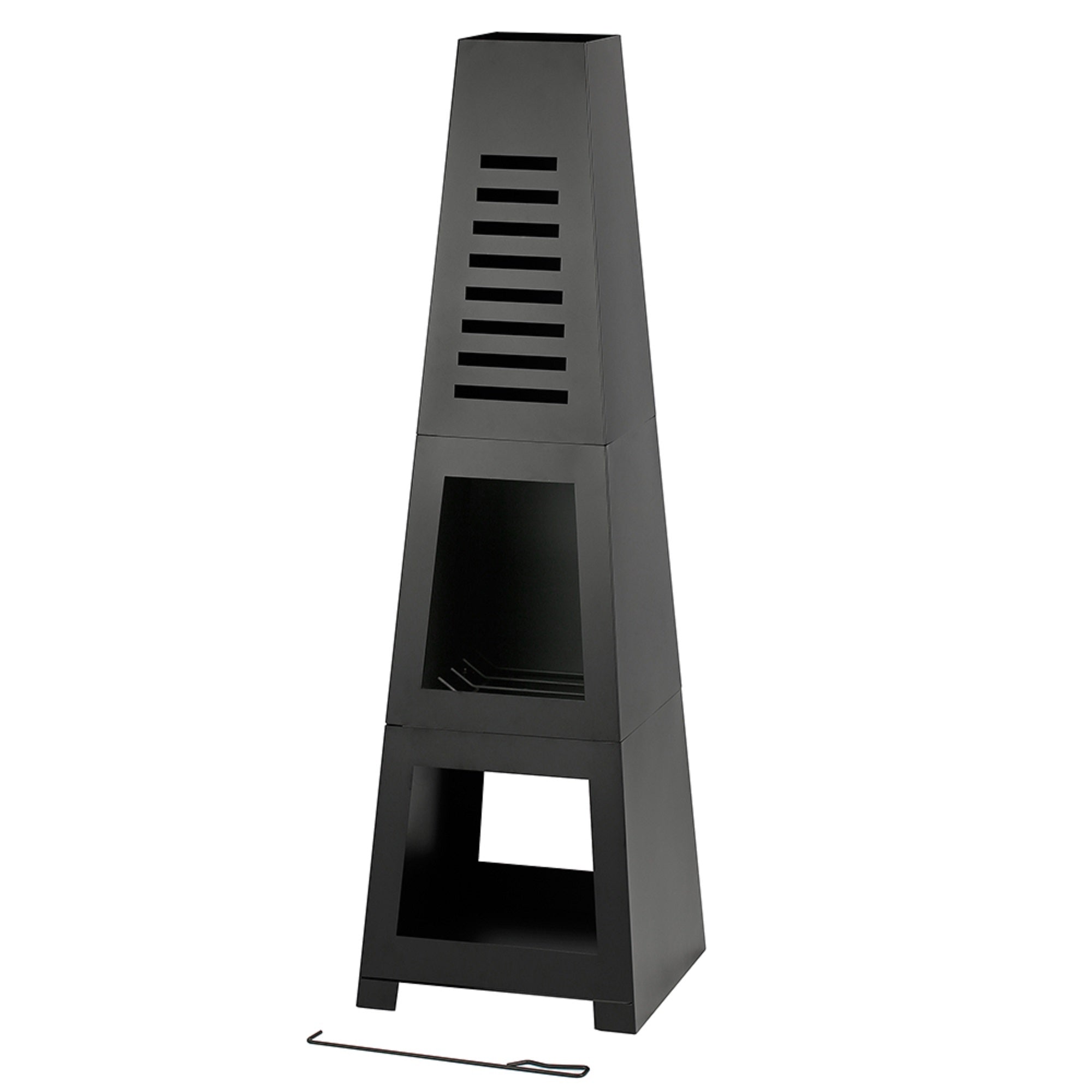 Shinerich - Steel Outdoor Wood Burning Chiminea