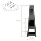 Shinerich - Steel Outdoor Wood Burning Chiminea