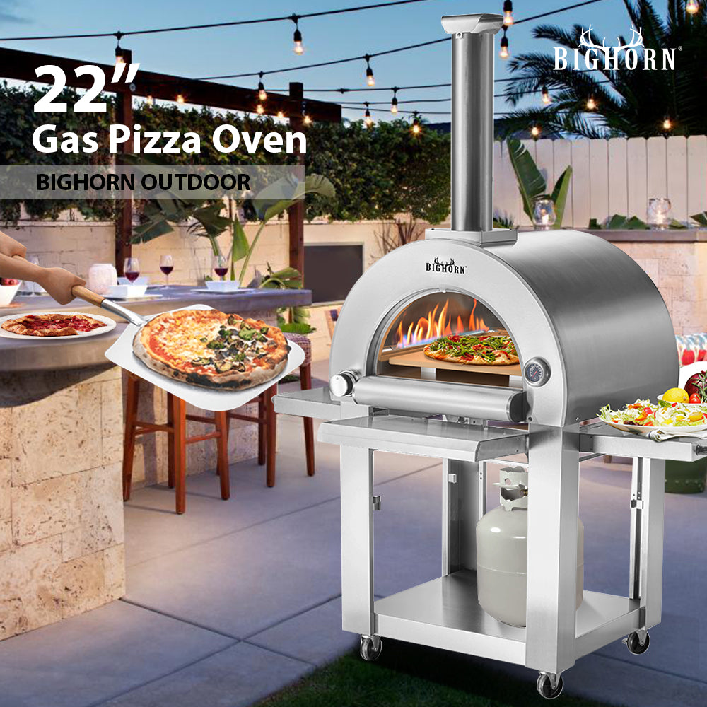 Bighorn - 22" Deluxe Outdoor Propane Pizza Oven