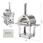 Bighorn - 22" Deluxe Outdoor Propane Pizza Oven