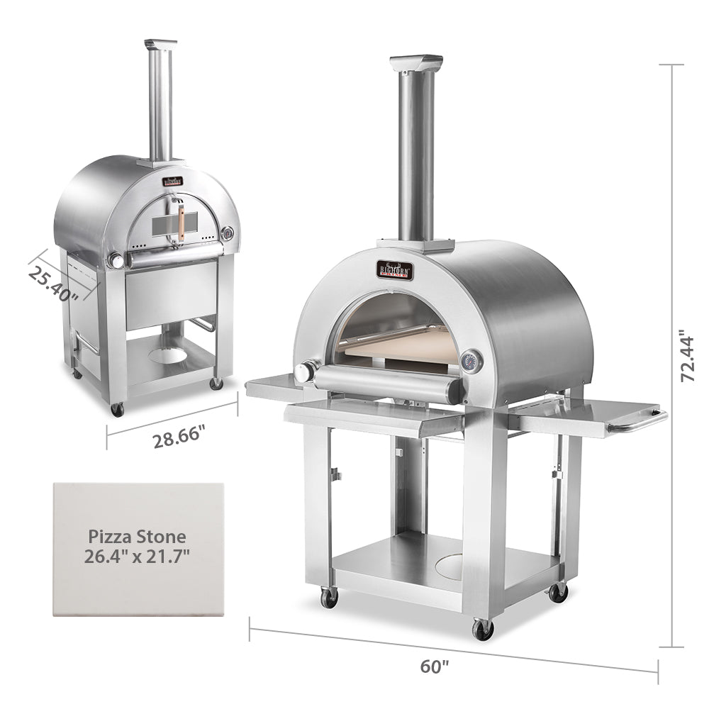 Bighorn - 22" Deluxe Outdoor Propane Pizza Oven