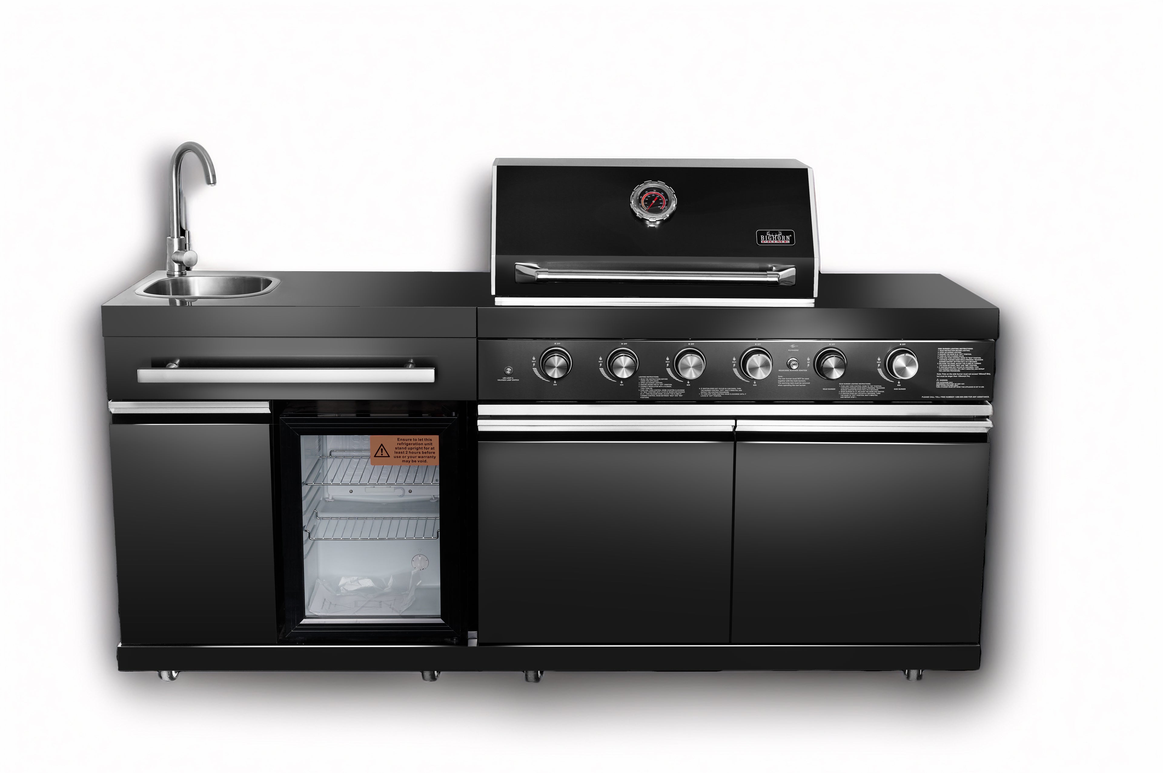 Shinerich - 4+2 Burner Deluxe Outdoor Kitchen Island
