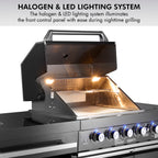 Shinerich - 4+2 Burner Deluxe Outdoor Kitchen Island