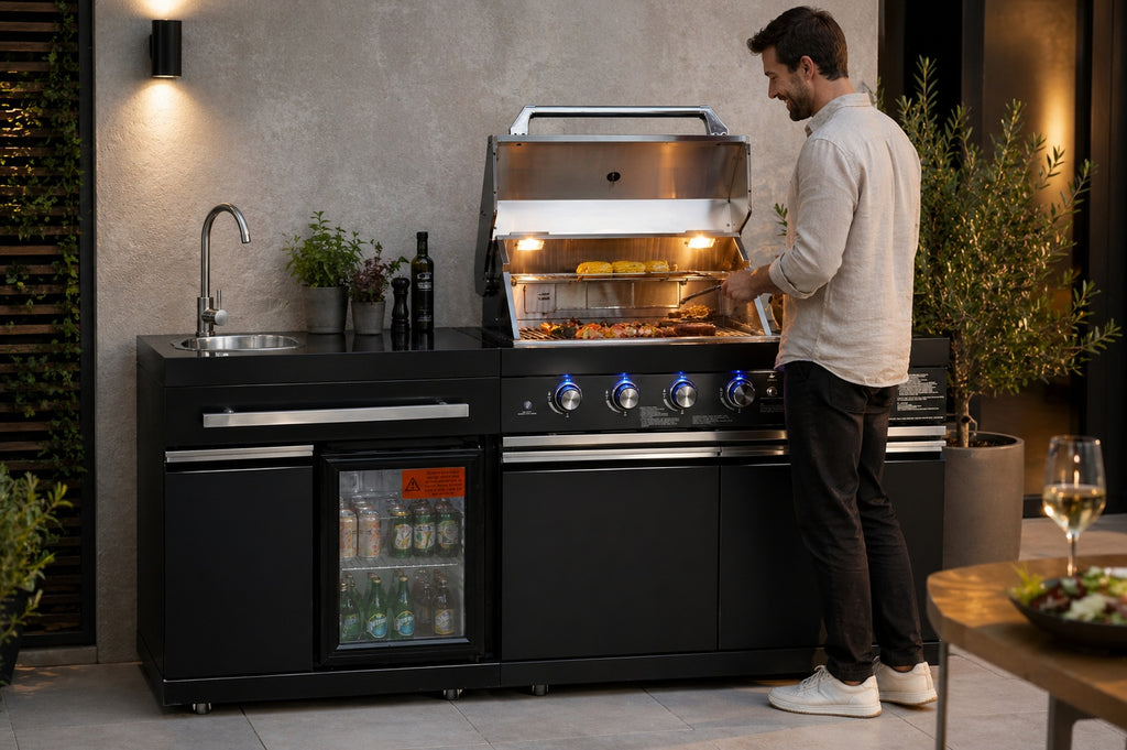 Shinerich - 4+2 Burner Deluxe Outdoor Kitchen Island