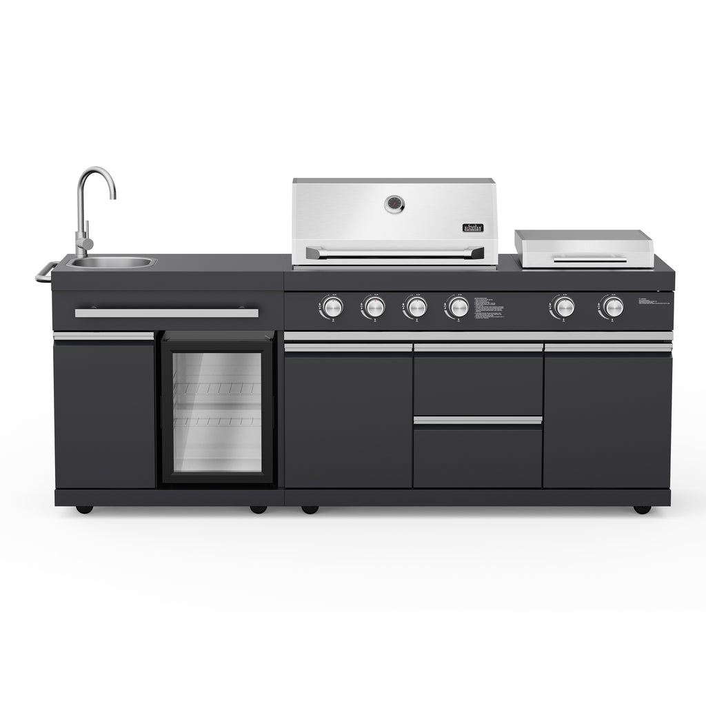 Bighorn - Deluxe Outdoor Kitchen Gas Grill & Griddle Combo