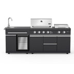 Bighorn - Deluxe Outdoor Kitchen Gas Grill & Griddle Combo