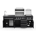 Bighorn - Deluxe Outdoor Kitchen Gas Grill & Griddle Combo