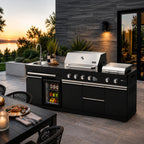 Bighorn - Deluxe Outdoor Kitchen Gas Grill & Griddle Combo
