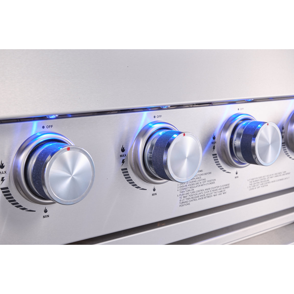 Bighorn - 6+2 Burner Deluxe Stainless Steel Island Barbecue Grill