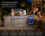 Bighorn - 6+2 Burner Deluxe Stainless Steel Island Barbecue Grill 2