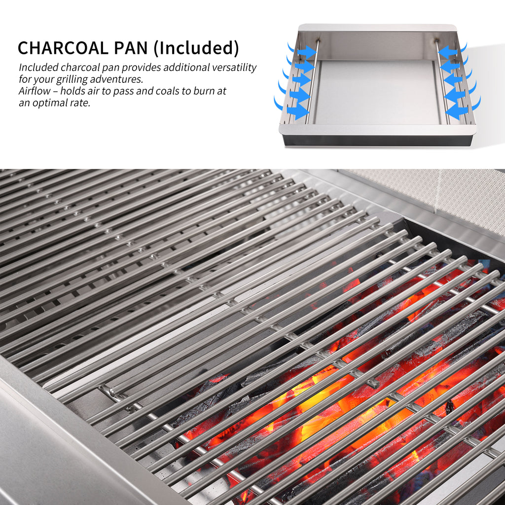 Shinerich (Big Horn) 6+2 Burner Deluxe Stainless Steel Island Barbecue Grill
