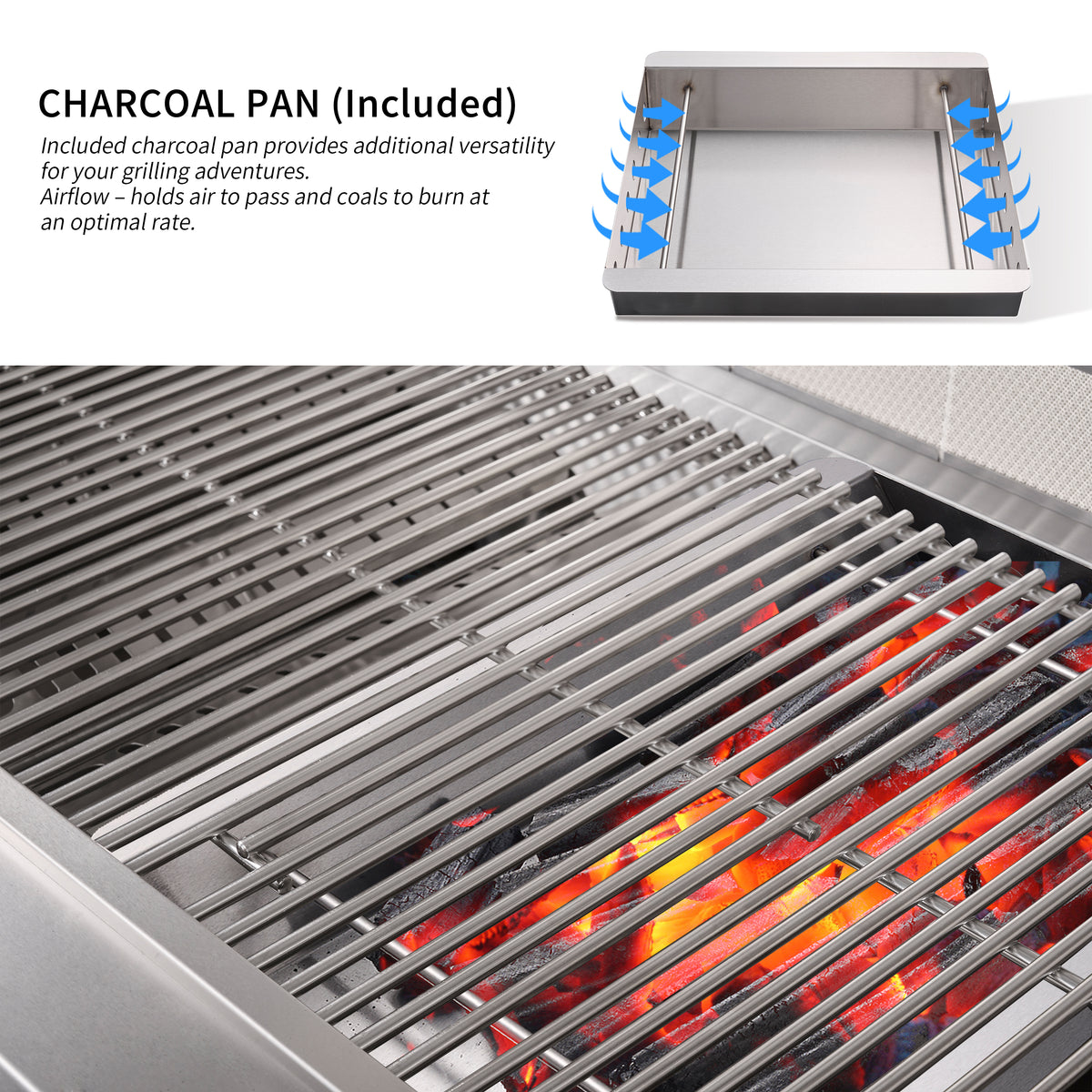 Bighorn - 6+2 Burner Deluxe Stainless Steel Island Barbecue Grill