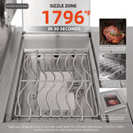 Bighorn - 6+2 Burner Deluxe Stainless Steel Island Barbecue Grill 20