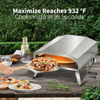 Shinerich - 16" Propane Pizza Oven