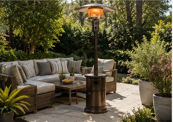Shinerich - Adjustable Hood Gas Patio Heater