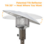Shinerich - Adjustable Hood Gas Patio Heater