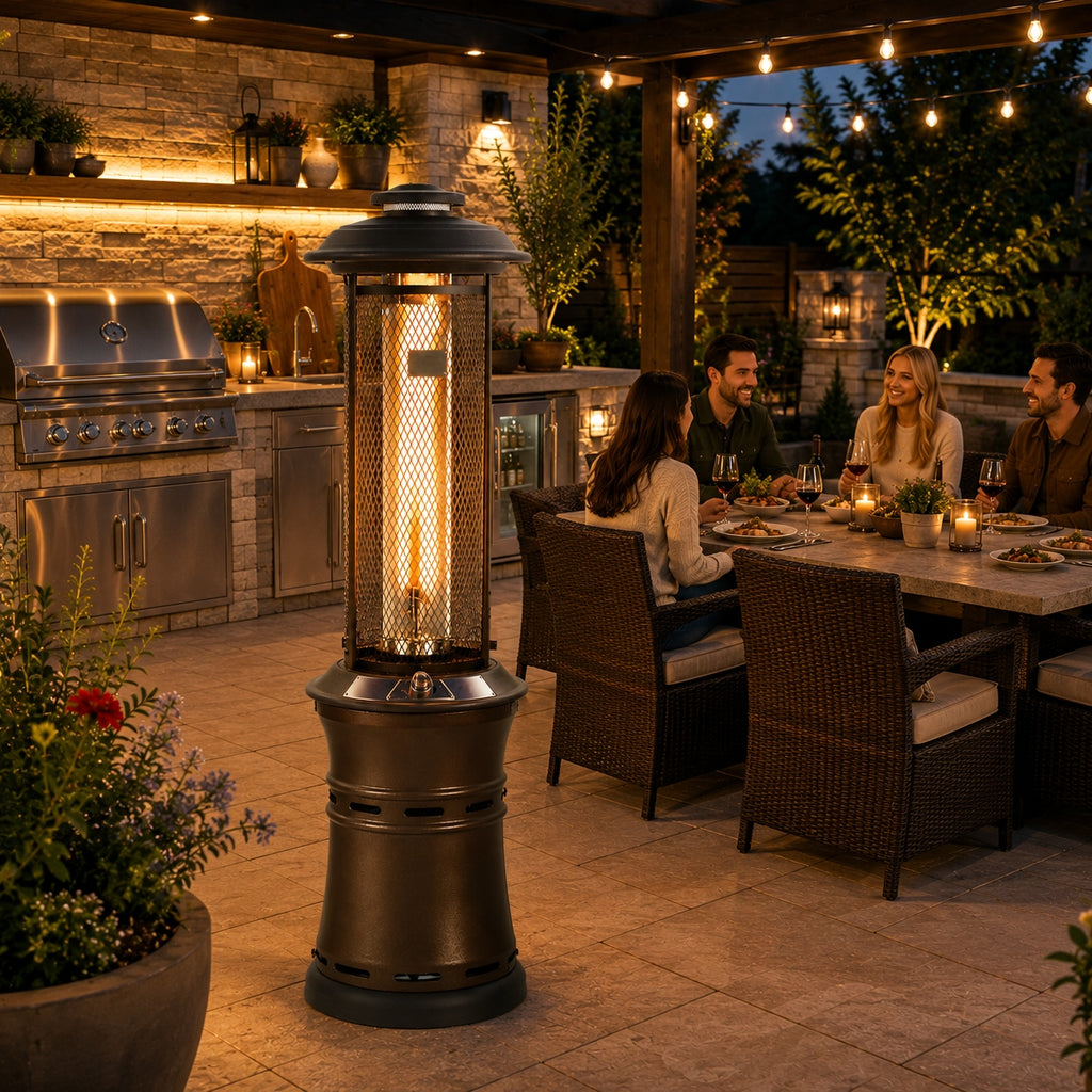 Shinerich - Retractable Gas Patio Heater