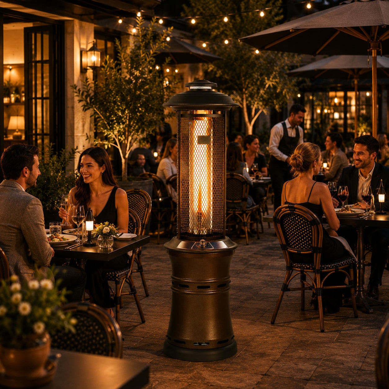 Shinerich - Retractable Gas Patio Heater