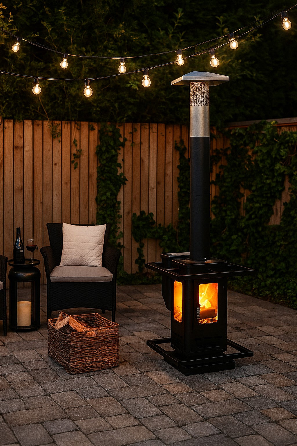 Shinerich - Pellet-Fueled Patio Heater