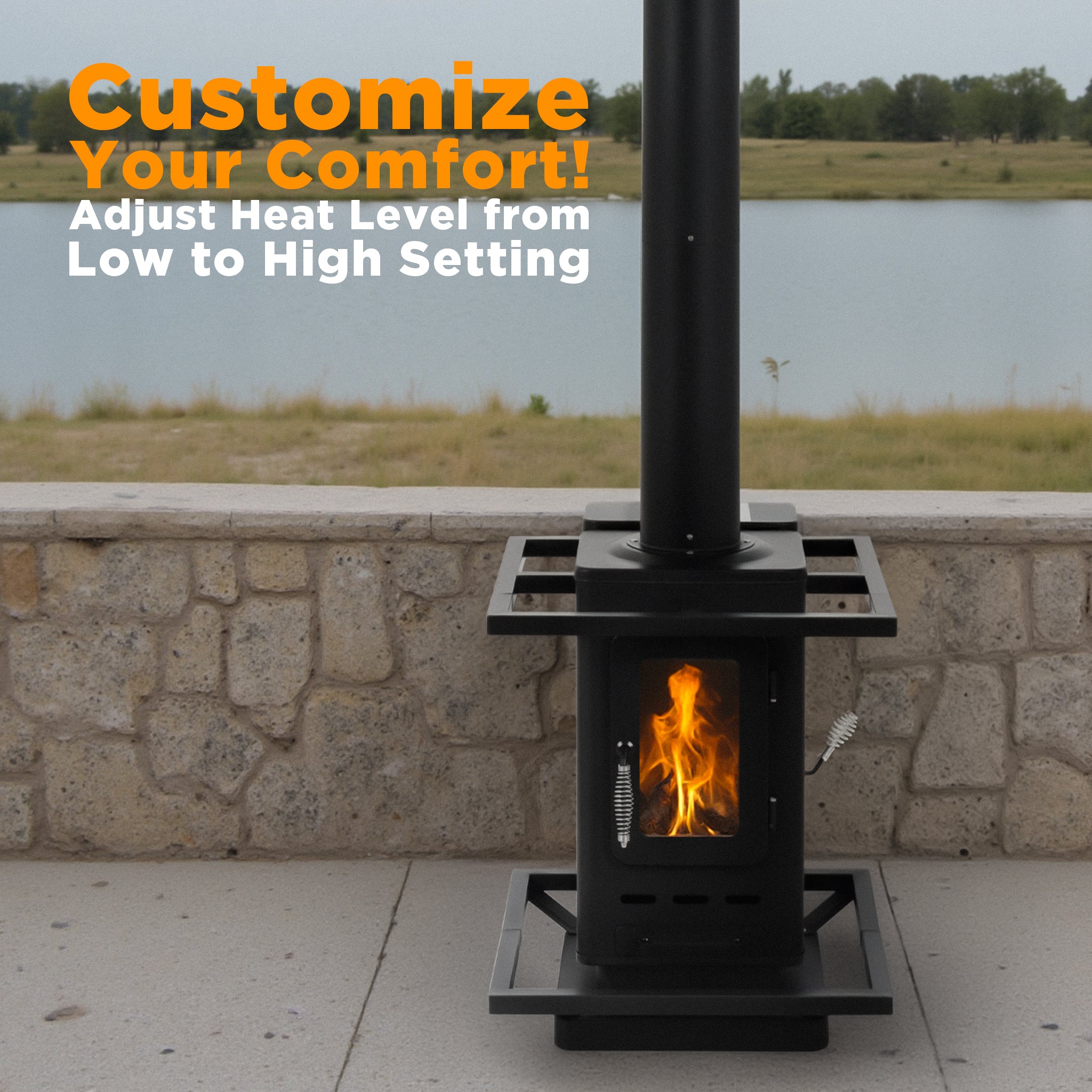 Shinerich - Pellet-Fueled Patio Heater