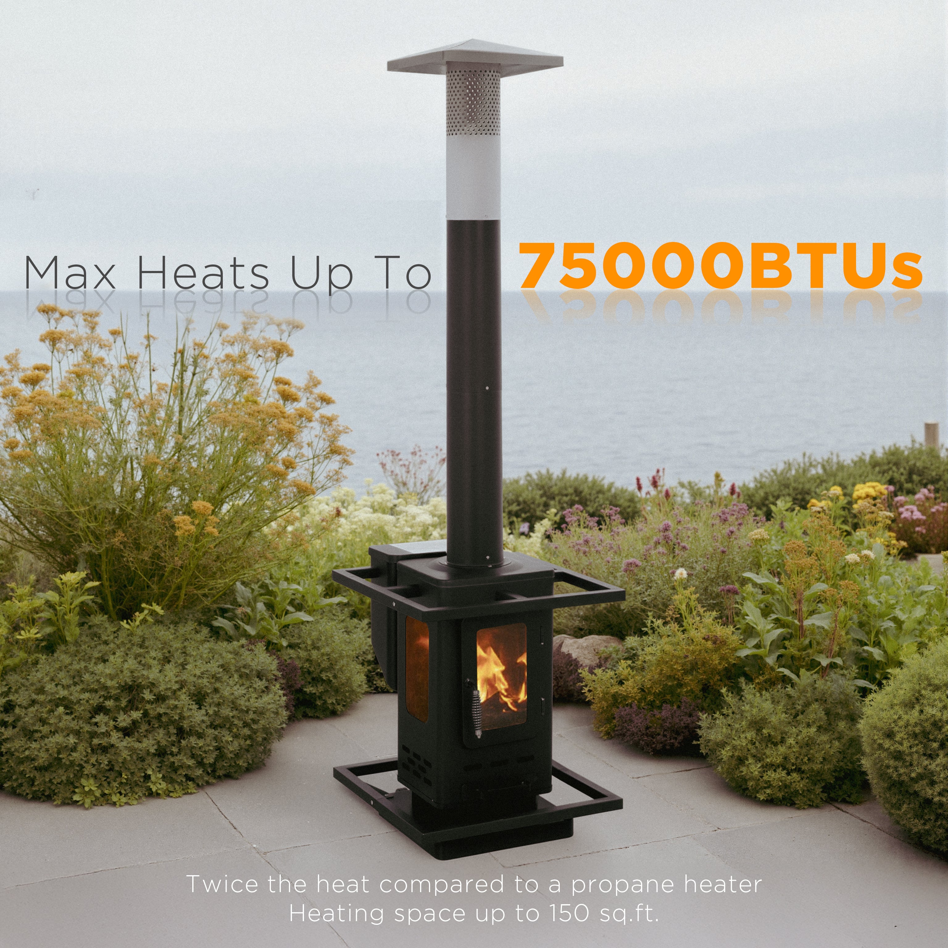 Shinerich - Pellet-Fueled Patio Heater