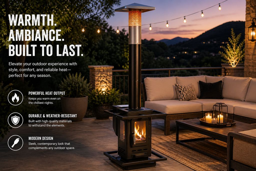 Shinerich - Pellet-Fueled Patio Heater
