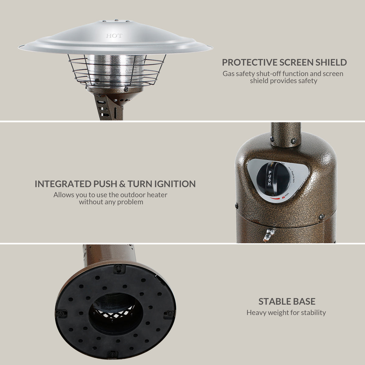 Shinerich - Tabletop Patio Heater