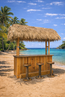 Custom Made Tiki Huts and Bars - The Sandbar I Tiki Bar