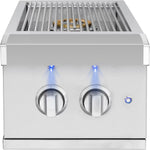 American Made Grills - Atlas Double Side Burner 1
