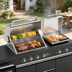 Bighorn - Deluxe Outdoor Kitchen Gas Grill & Griddle Combo