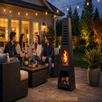 Shinerich - Steel Outdoor Wood Burning Chiminea