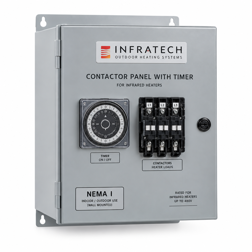 Infratech Contactor Panel with Timer - NEMA 1