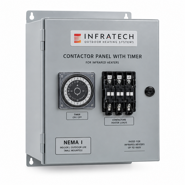 Infratech Contactor Panel with Timer - NEMA 1